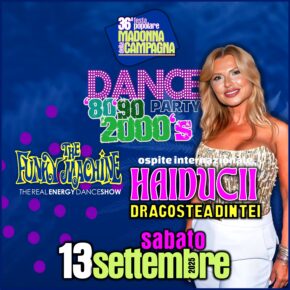 La più GRANDE DISCOTECA dal vivo con THE FUNKY MACHINE e la regina della dance 2000's HAIDUCII!
