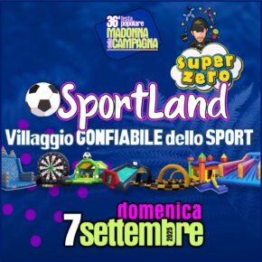 Villaggio Gonfiabile dello Sport! Tutto Gratuito!